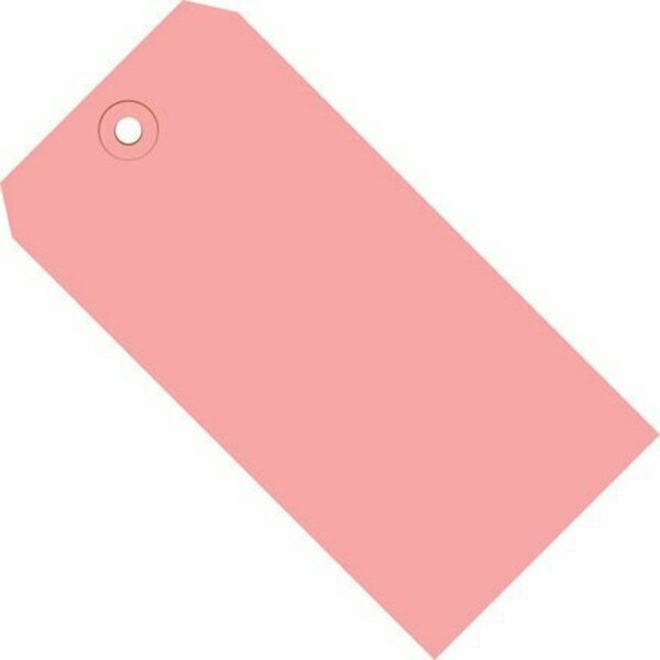 Bsc Preferred 4 3/4 x 2-3/8'' Pink 13 Pt. Shipping Tags, 1000PK S-2414P